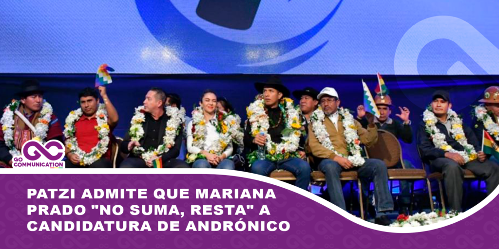 Patzi admite que Mariana Prado «no suma, resta» a candidatura de Andrónico
