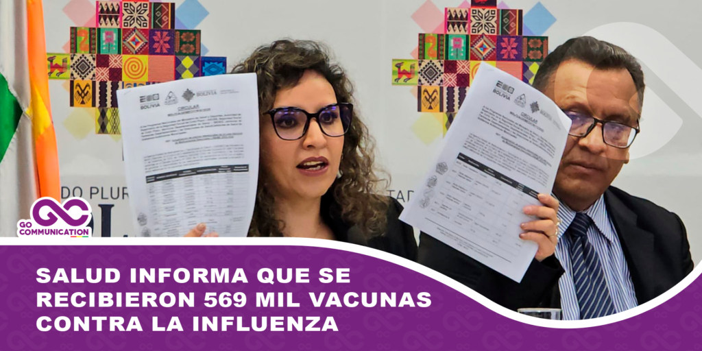 Salud informa que se recibieron 569 mil vacunas contra la influenza