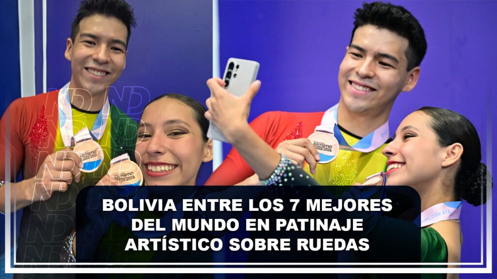 Bolivia entre los 7 mejores del mundo en patinaje artístico sobre ruedas