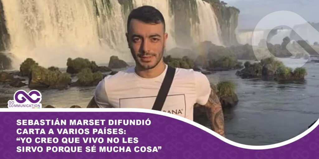 Sebastián Marset difundió carta a varios países: “Yo creo que vivo no les sirvo porque sé mucha cosa”