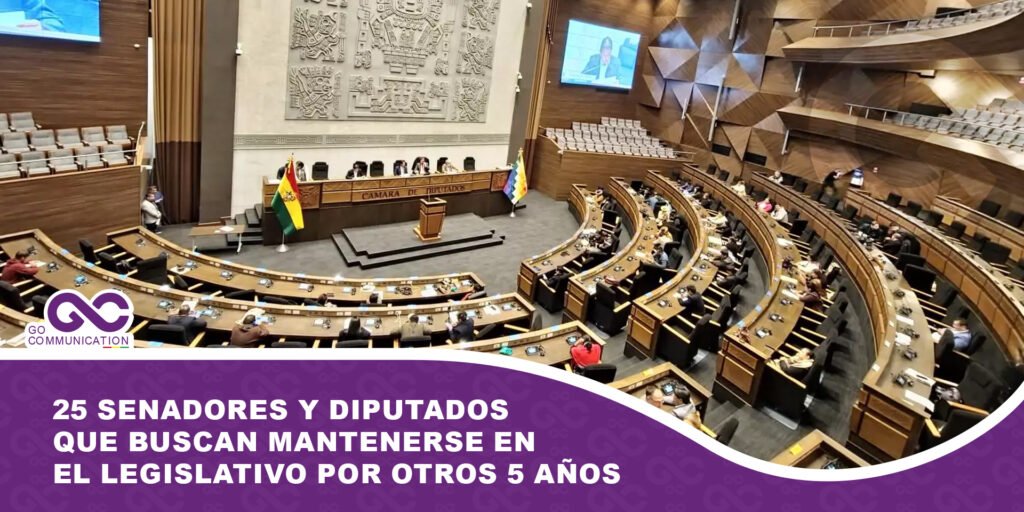 25 senadores y diputados que buscan mantenerse en el Legislativo por otros 5 años