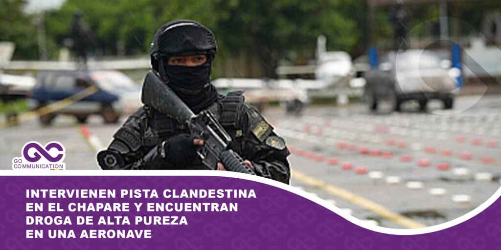 Intervienen pista clandestina en el Chapare y encuentran droga de alta pureza en una aeronave