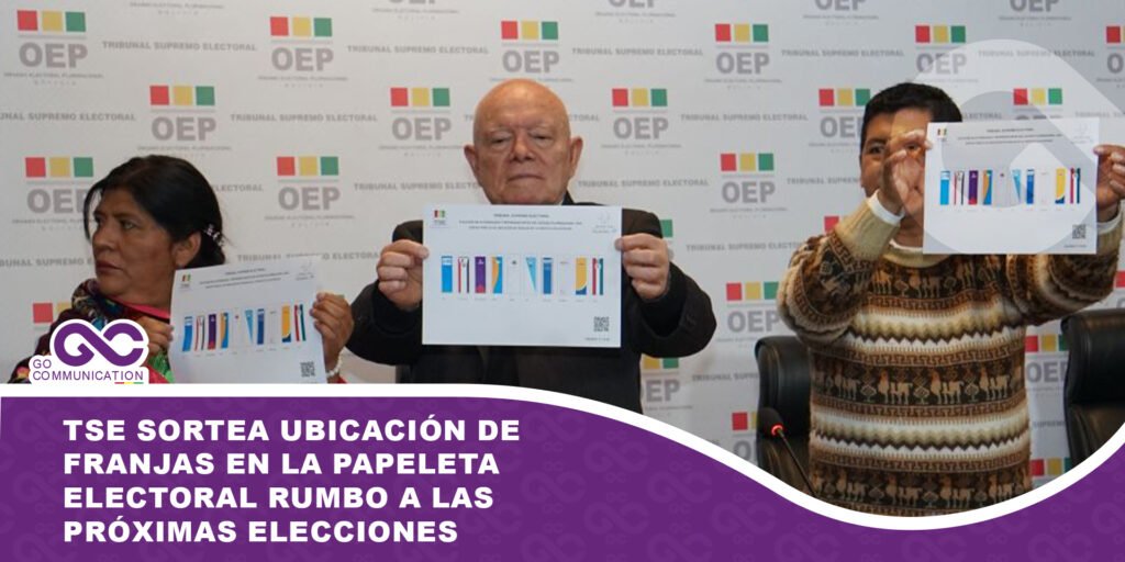 TSE sortea ubicación de franjas en la papeleta electoral rumbo a las próximas elecciones
