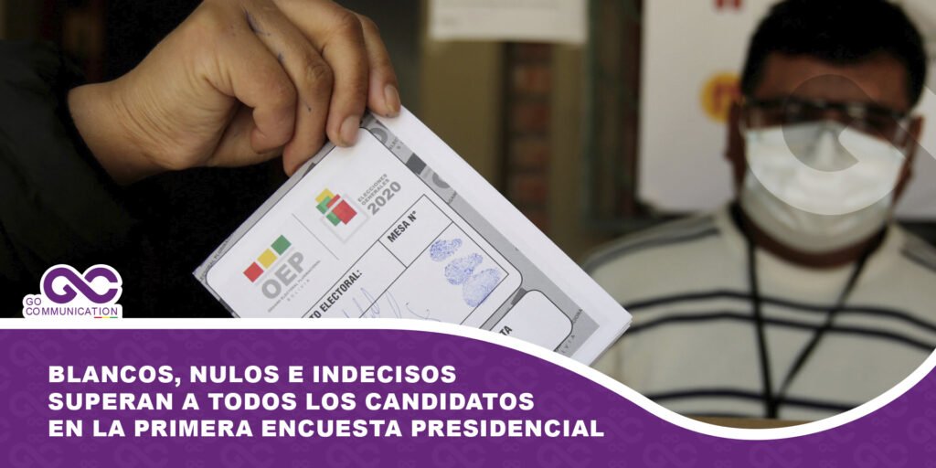 Blancos, nulos e indecisos superan a todos los candidatos en la primera encuesta presidencial