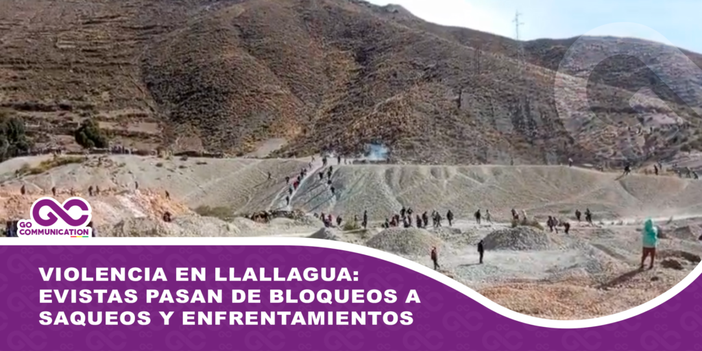 Violencia en Llallagua: evistas pasan de bloqueos a saqueos y enfrentamientos