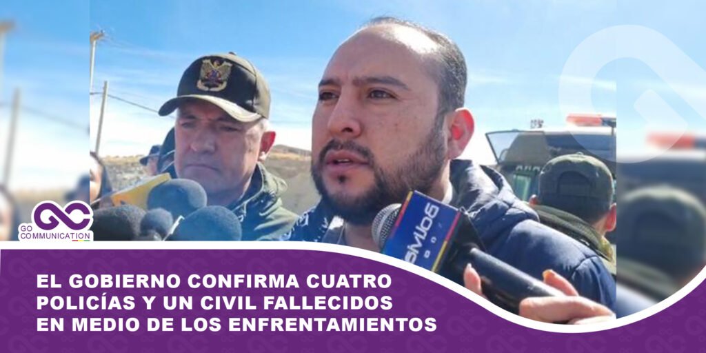 El Gobierno confirma cuatro policías y un civil fallecidos en medio de los enfrentamientos