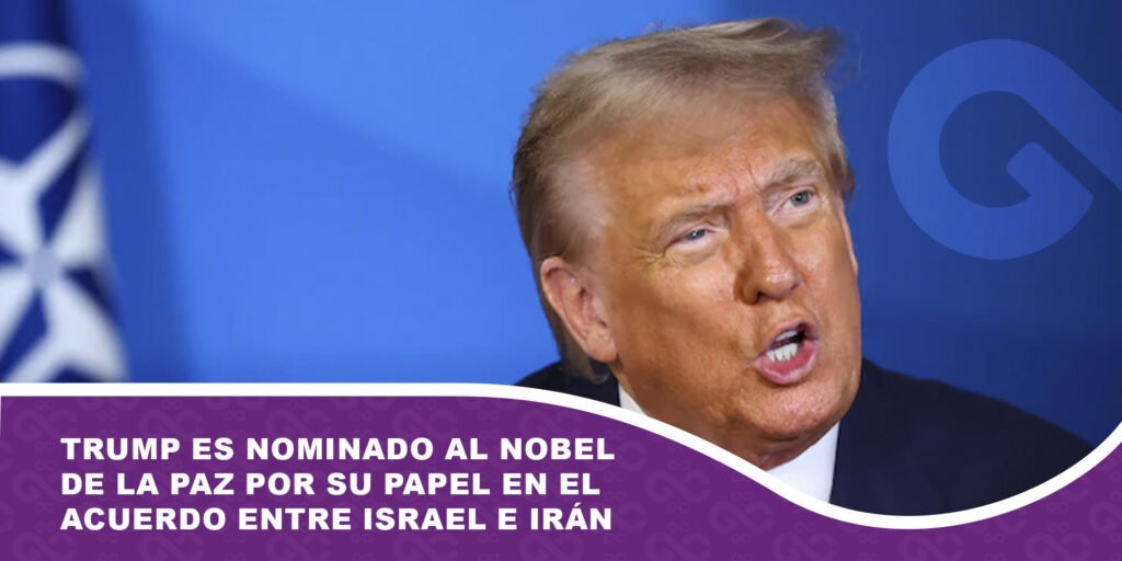 Trump es nominado al Nobel de la Paz por su papel en el acuerdo entre Israel e Irán