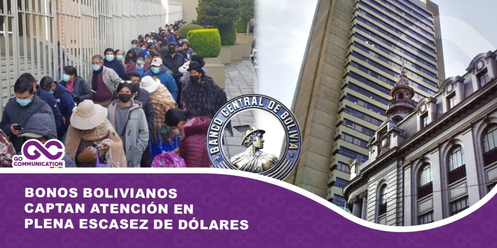 Bonos bolivianos captan atención en plena escasez de dólares