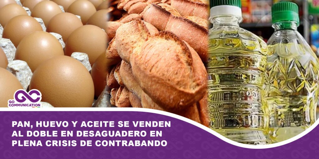 Pan, huevo y aceite se venden al doble en Desaguadero en plena crisis de contrabando