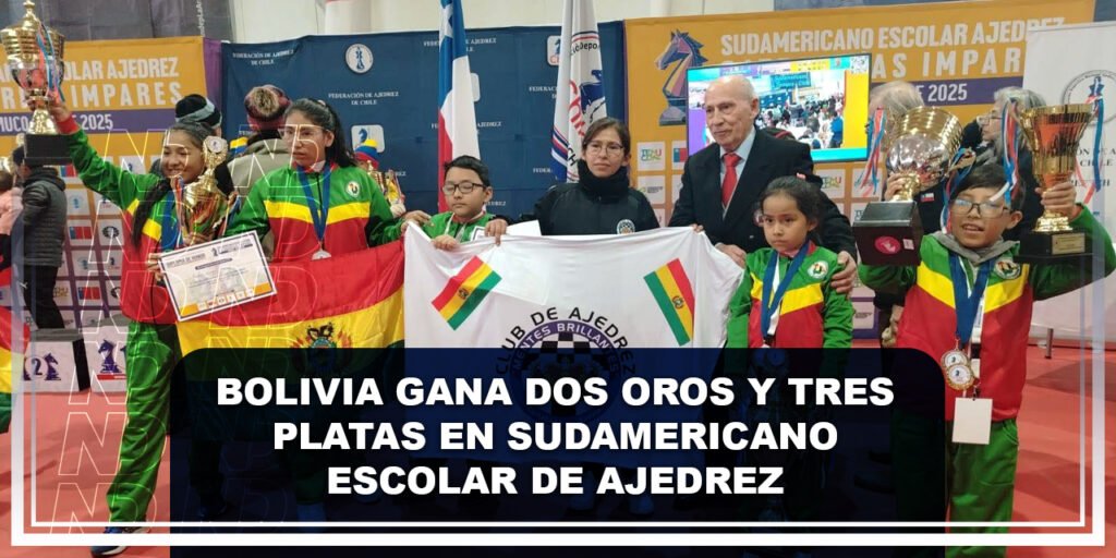 Bolivia gana dos oros y tres platas en Sudamericano Escolar de Ajedrez
