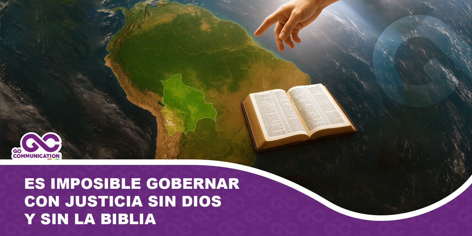 Es imposible gobernar con justicia sin Dios y sin la Biblia