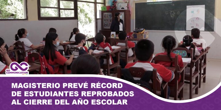 Magisterio prevé récord de estudiantes reprobados al cierre del año escolar