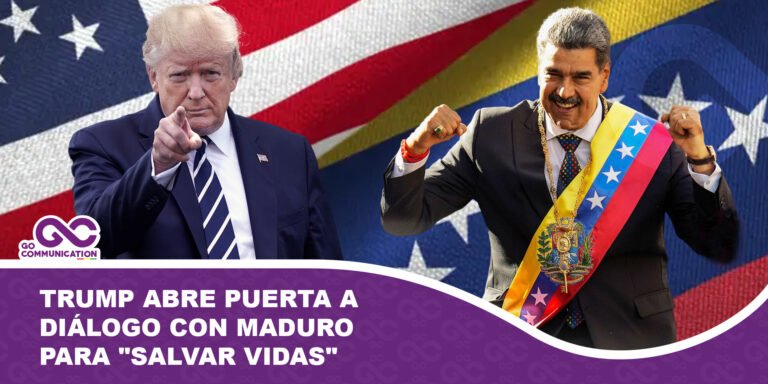 Trump abre puerta a diálogo con Maduro para salvar vidas