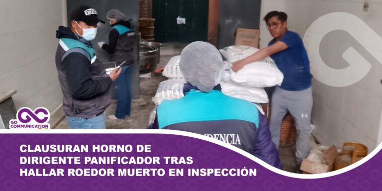 Clausuran horno de dirigente panificador tras hallar roedor muerto en inspección