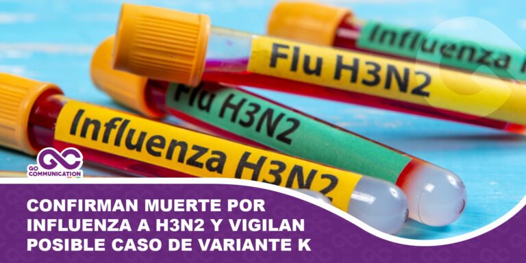 Confirman muerte por influenza A H3N2 y vigilan posible caso de variante K