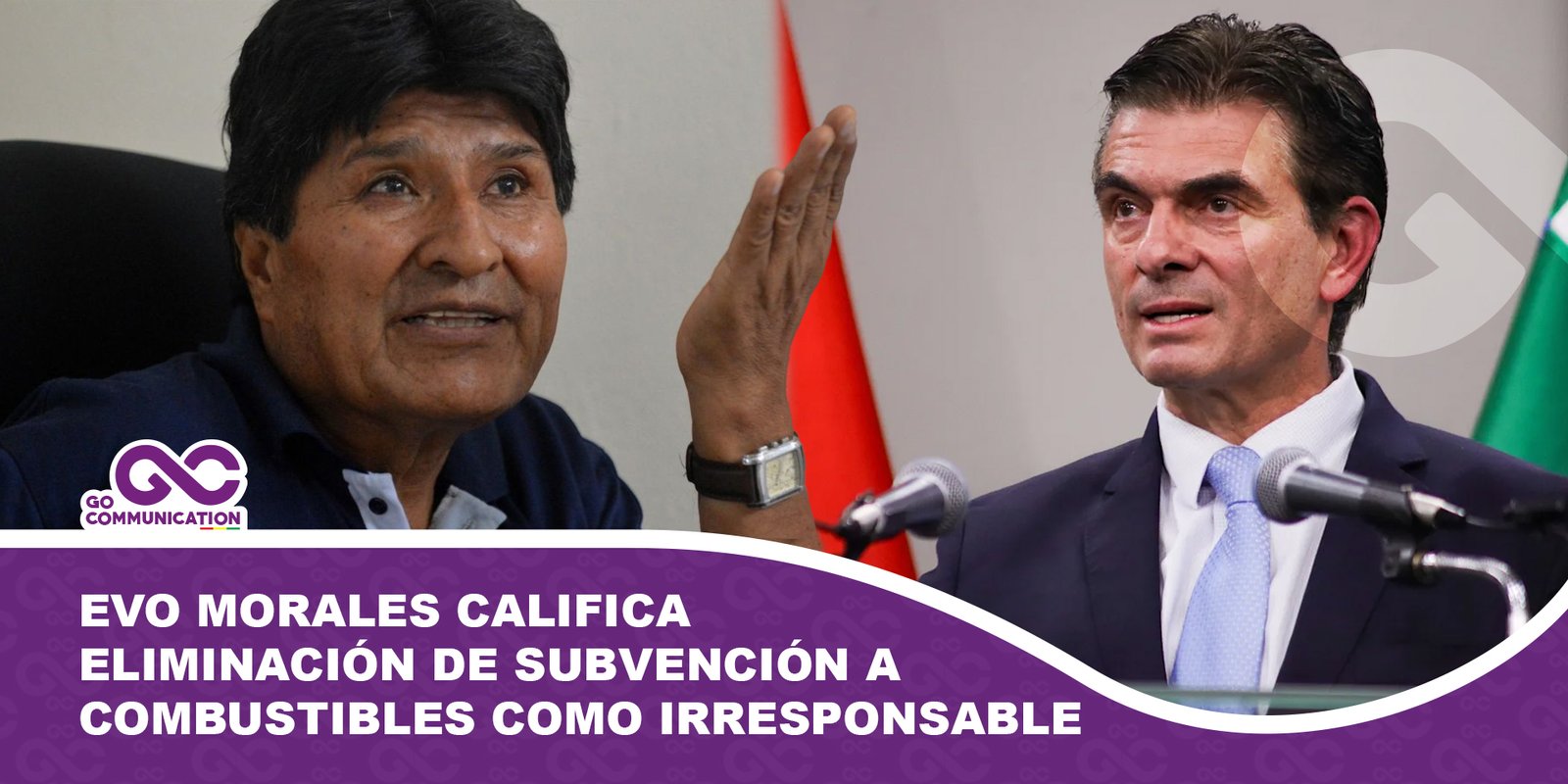 Evo Morales califica eliminación de subvención a combustibles como improvisada e irresponsable
