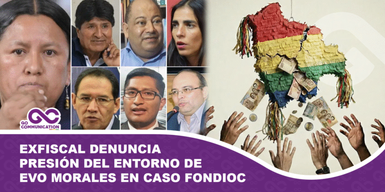 Ex fiscal denuncia presión del entorno de Evo en caso FOndo Indígena