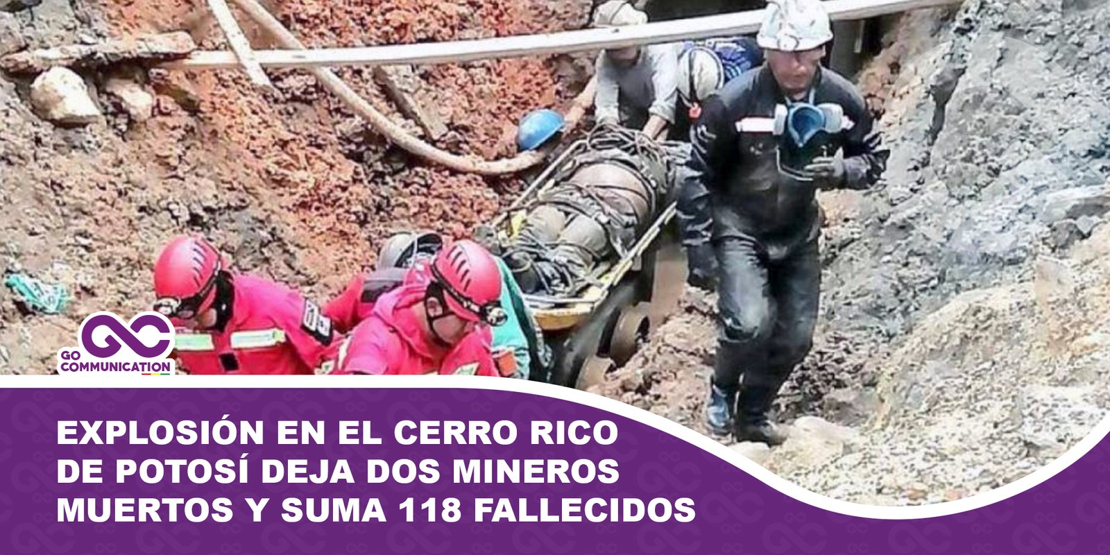 Explosión en el Cerro Rico de Potosí deja dos mineros muertos y suma 118 fallecidos en el año