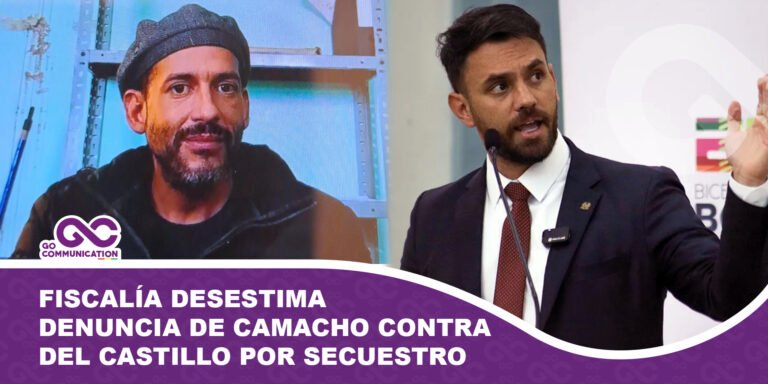 Fiscalía desestima denuncia de Camacho contra Del Castillo por secuestro