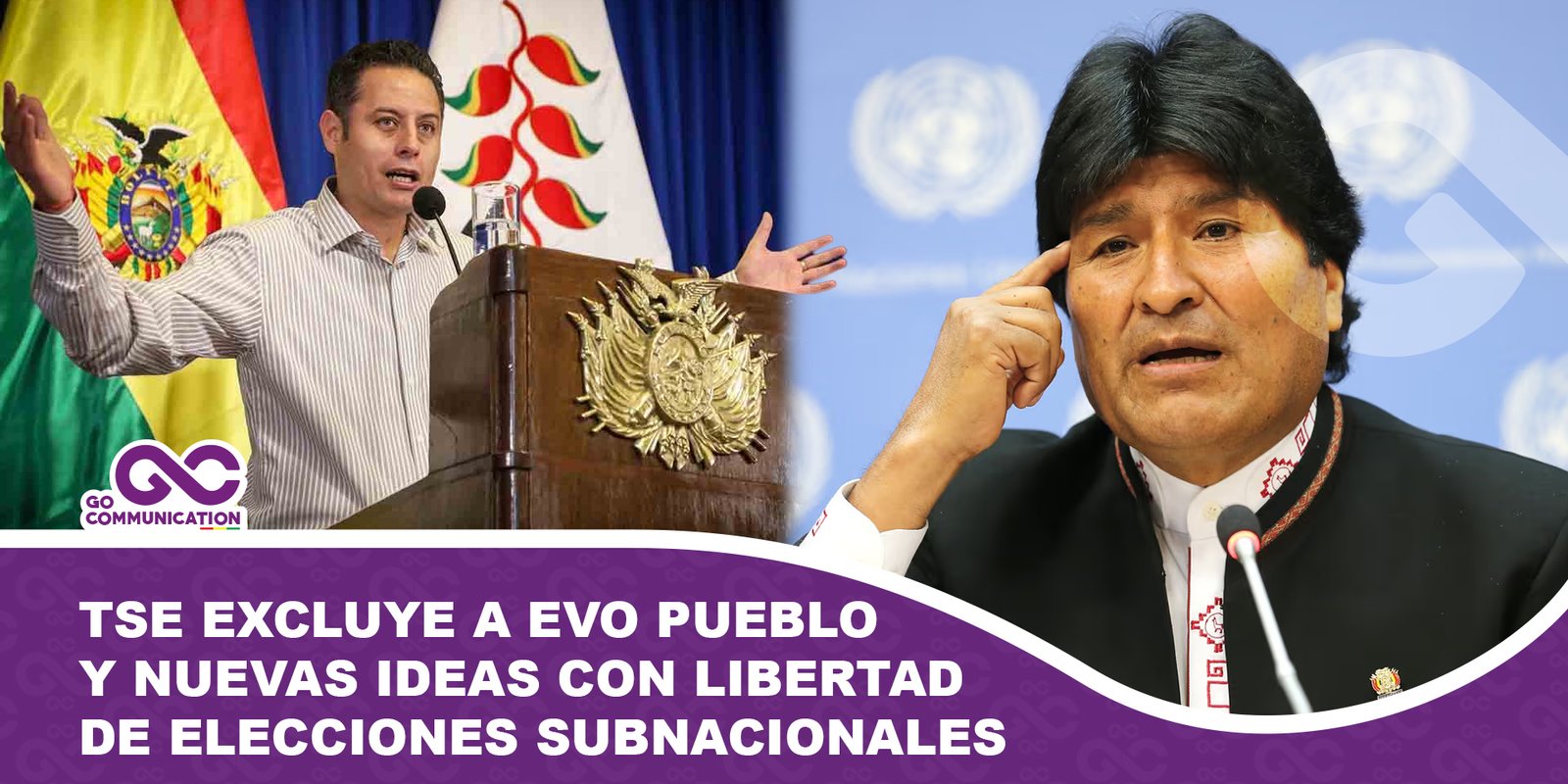 TSE excluye a Evo Pueblo y Nuevas Ideas con Libertad de elecciones subnacionales
