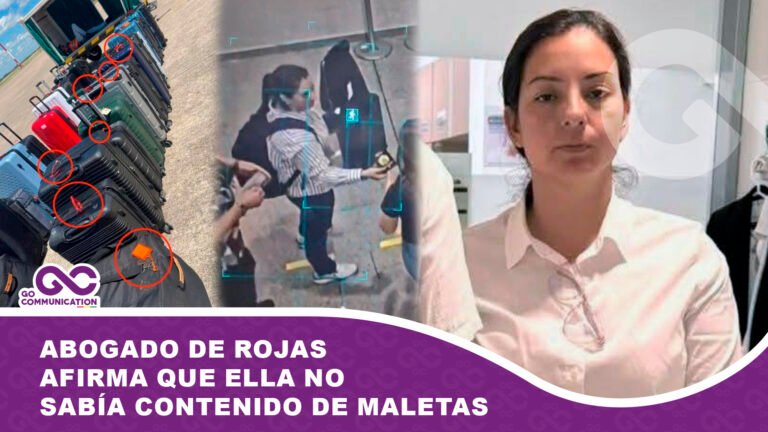 Abogado de Rojas afirma que ella no sabía contenido de maletas