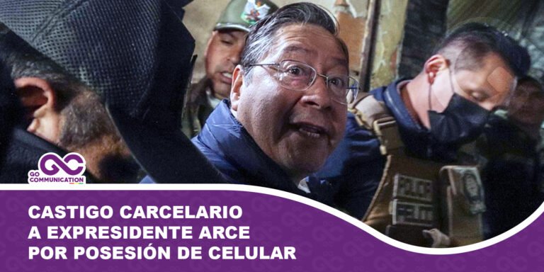 Castigo carcelario a expresidente Arce por posesión de celular