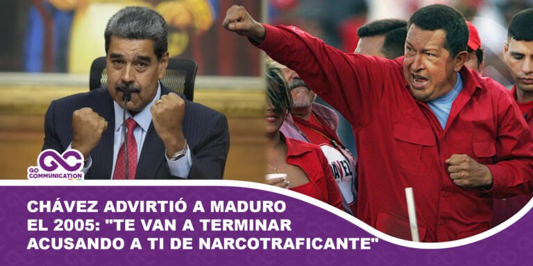 Chávez advirtió a Maduro el 2005 Te van a terminar acusando a ti de narcotraficante