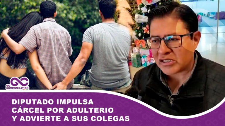 Diputado impulsa cárcel por adulterio y advierte a sus colegas