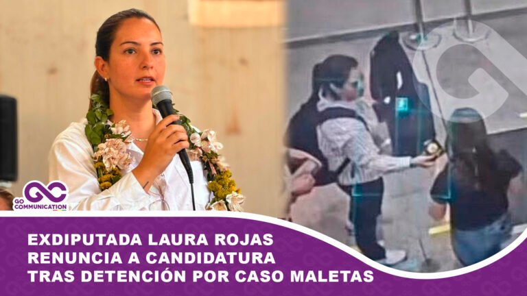 Exdiputada Rojas renuncia a candidatura tras detención