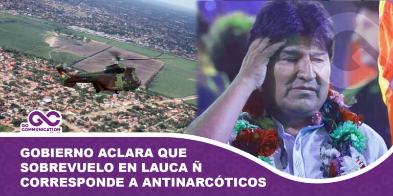 Gobierno aclara que sobrevuelo en Lauca Ñ corresponde a operativos antinarcóticos