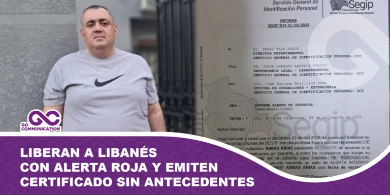 Liberan a libanés con alerta roja y emiten certificado sin antecedentes