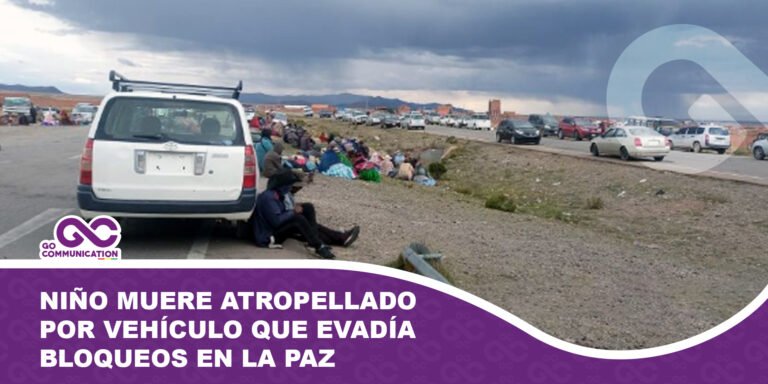 Niño muere atropellado por vehículo que evadía bloqueos en La Paz