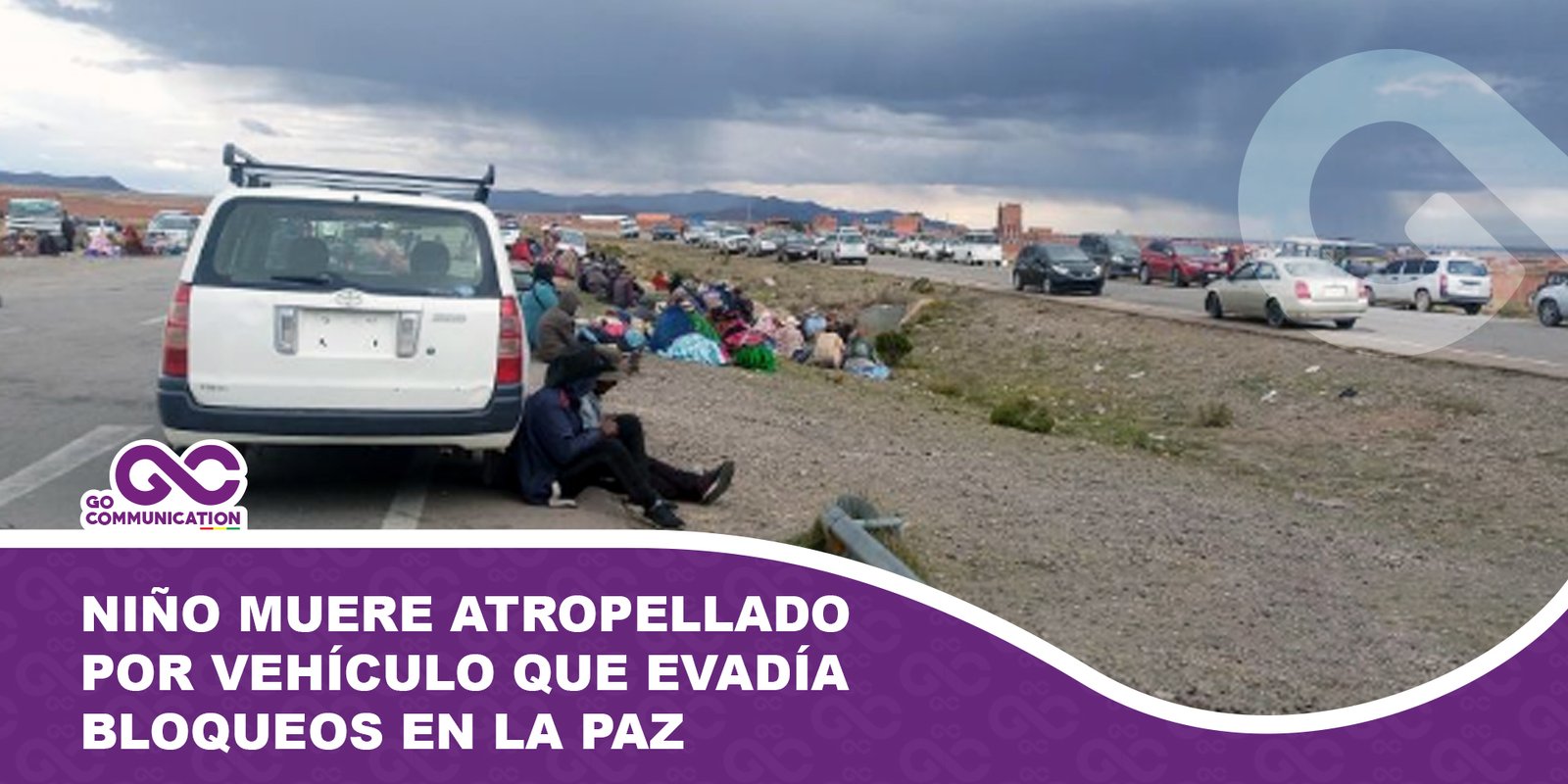 Niño muere atropellado por vehículo que evadía bloqueos en La Paz