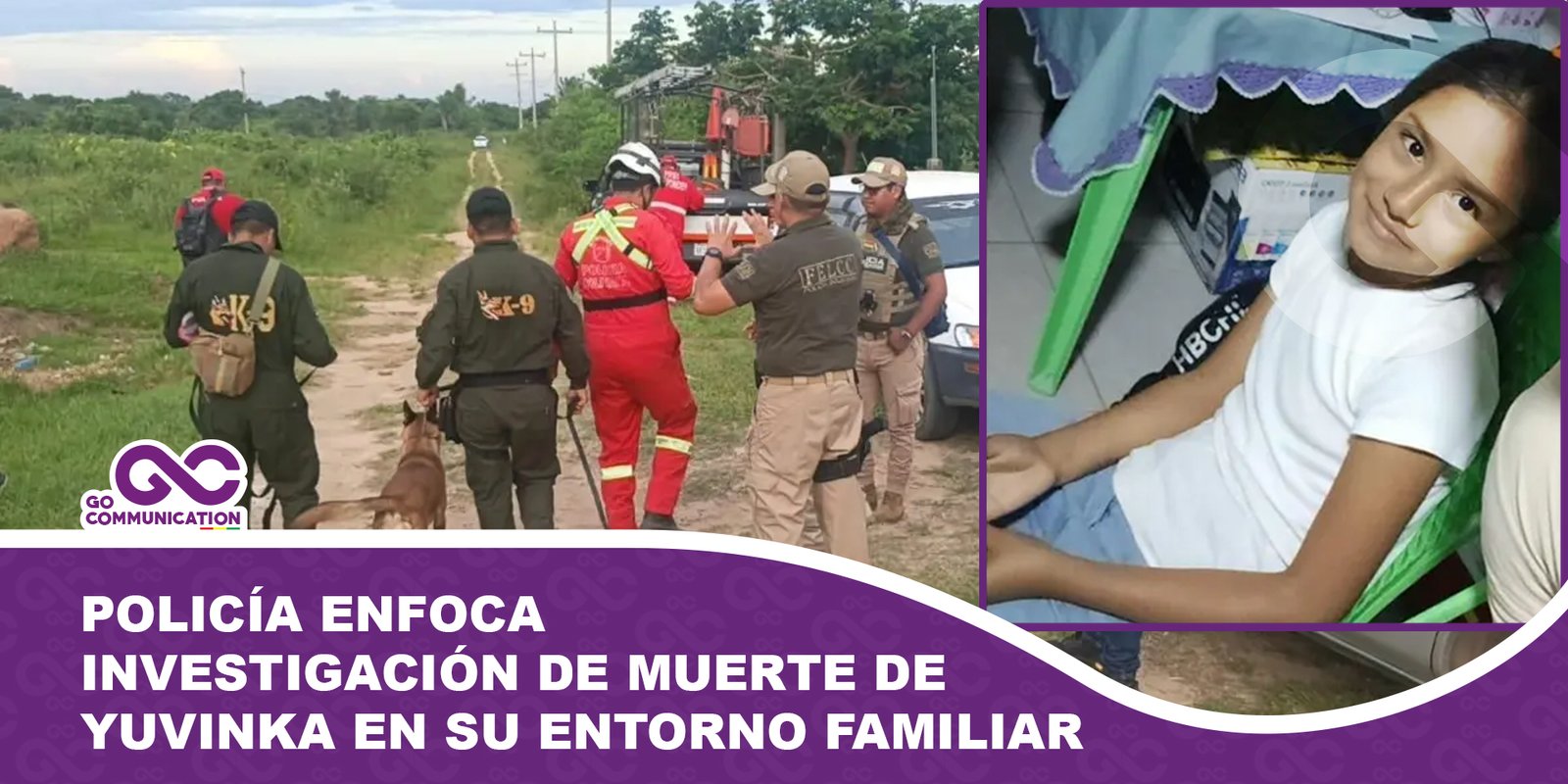 Policía enfoca investigación de muerte de Yuvinka en su entorno familiar