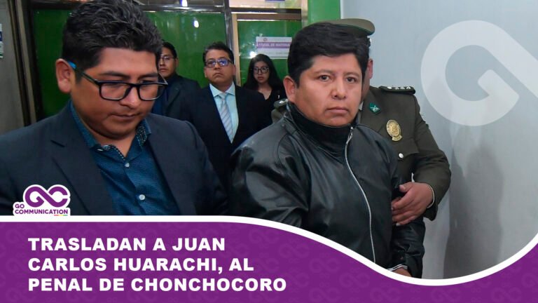 Trasladan al exdirigente de la COB, Juan Carlos Huarachi, al penal de Chonchocoro