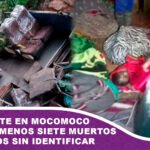 Accidente en Mocomoco deja al menos siete muertos y heridos sin identificar