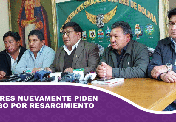 Choferes nuevamente piden diálogo por resarcimiento