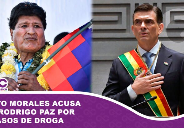 Evo Morales acusa a Paz por casos de droga