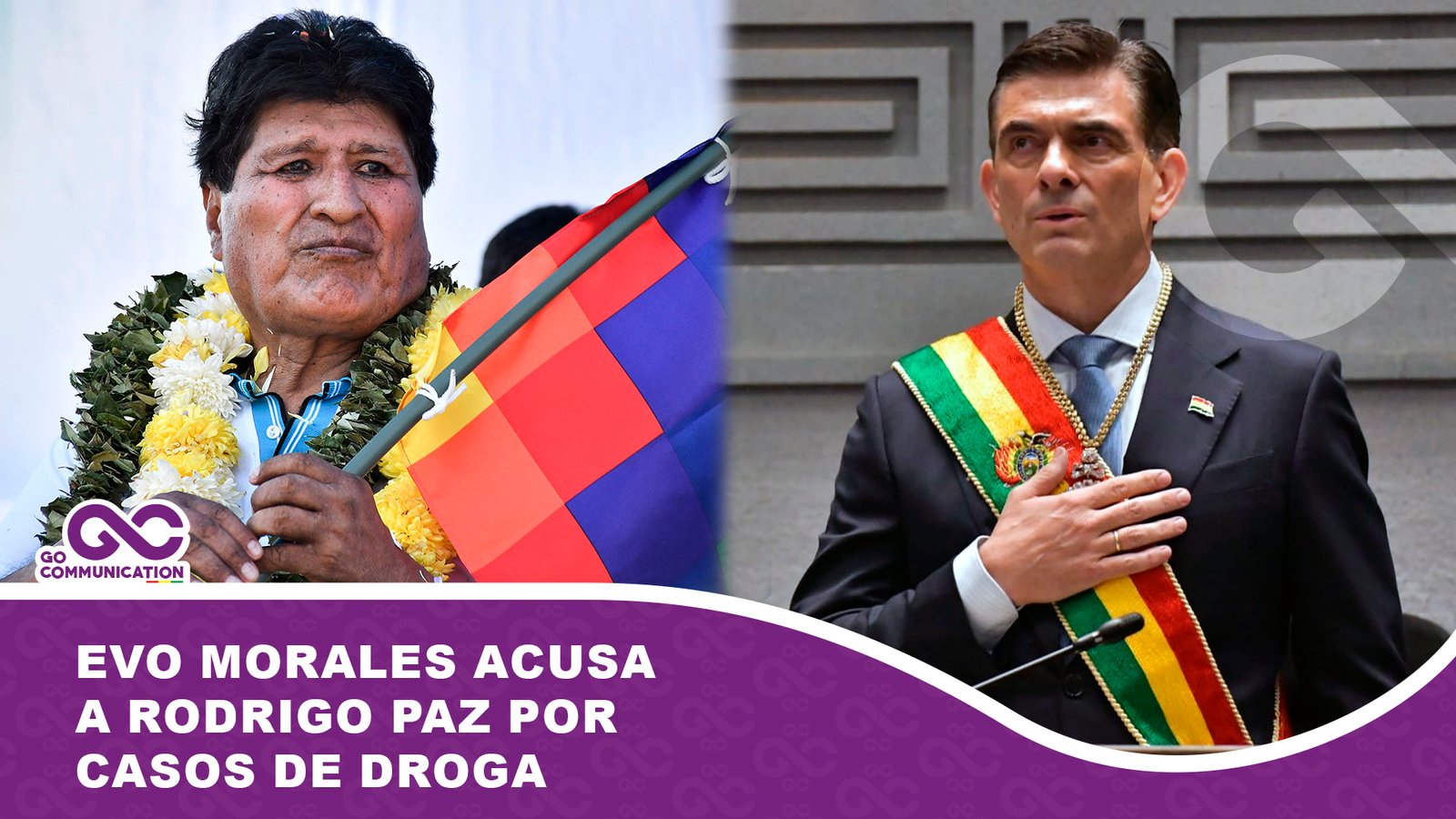 Evo Morales acusa a Paz por casos de droga