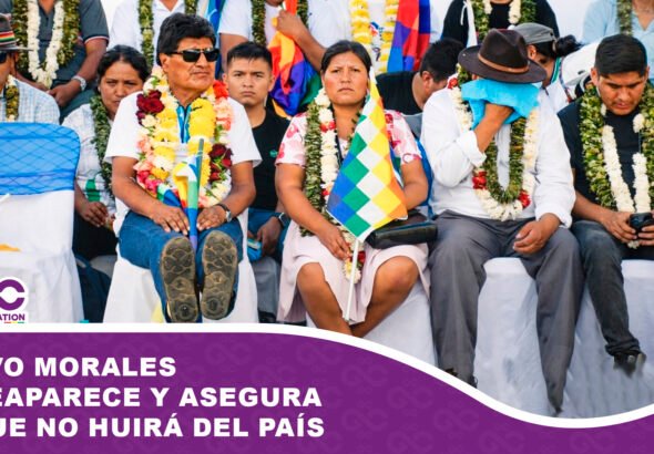 Evo Morales reaparece y asegura que no huirá del país