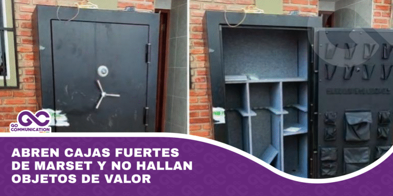 Abren cajas fuertes de Marset y no hallan objetos de valor