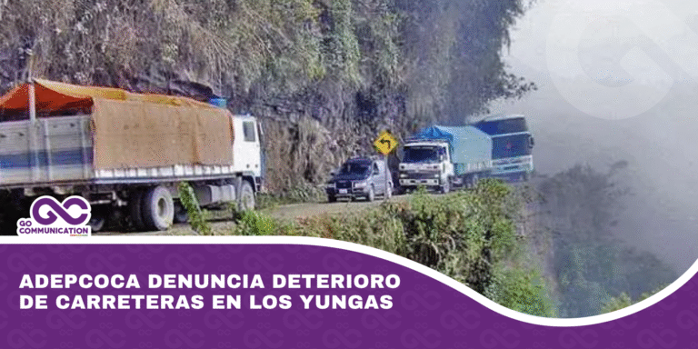 Adepcoca denuncia deterioro de carreteras en Los Yungas