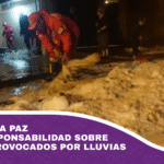 Alcaldía de La Paz deslinda responsabilidad sobre incidentes provocados por lluvias