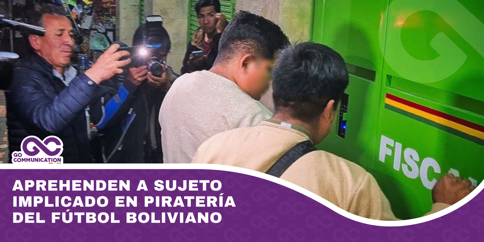 Aprehenden a sujeto implicado en piratería del fútbol boliviano