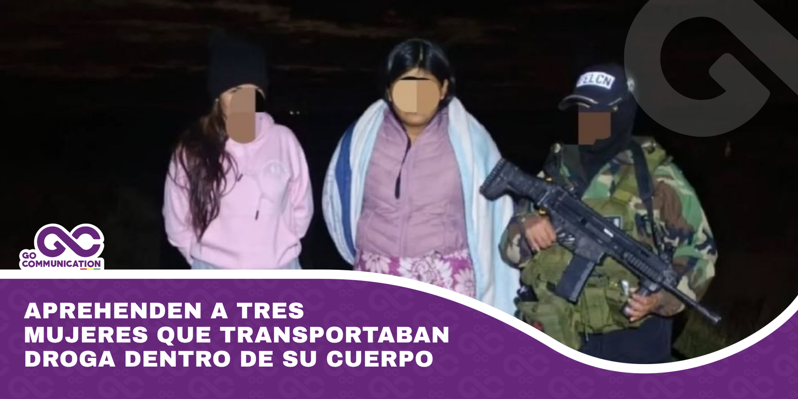 Aprehenden a tres mujeres que transportaban droga dentro de su cuerpo