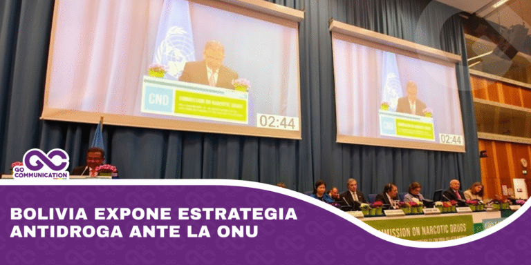 Bolivia expone estrategia antidroga ante la ONU