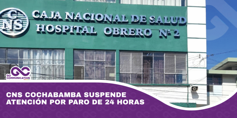 CNS Cochabamba suspende atención por paro de 24 horas