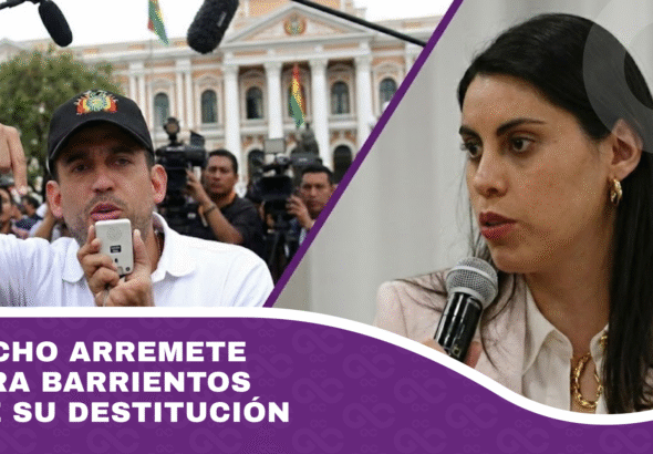 Camacho arremete contra Barrientos y pide su destitución (1)