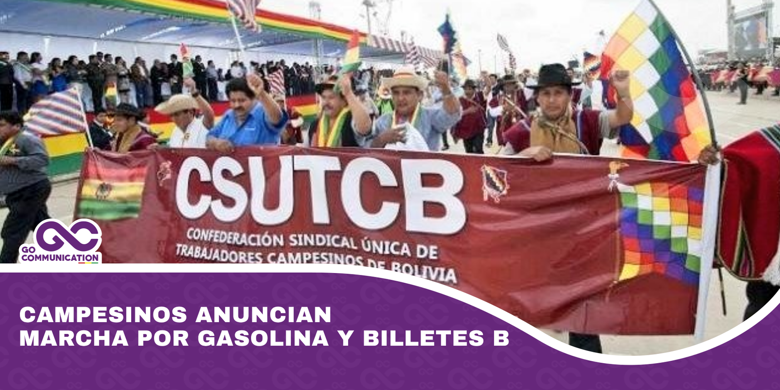 Campesinos anuncian marcha por gasolina y billetes B