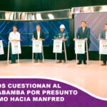Candidatos cuestionan al TED Cochabamba por presunto favoritismo hacia Manfred